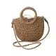 thumbnail image 4 of Bolso tejido Fernando Bolsa de compras de cuerda de papel para verano Camping Playa Viajes Mujeres Caqui, 4 of 8