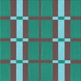 thumbnail image 1 of Ahgly Tapis de Zone Carré Lavable en Machine, Turquoise Foncé Vert, 4 Pieds Carré, 1 of 7