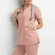 thumbnail image 2 of Conjunto de ropa quirúrgica para dentista oral, ropa de lavado dividido, ropa de enfermera de hospital de secado rápido elástica, 2 of 4