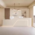 thumbnail image 2 of Luxury Mobile Reception Desk Modern Counter Clinic Designs Premium Display Reception Desk Hotel Kassentisch Shop Furniture HDH My Lux Decor Round, 2 of 7