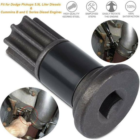 Barring/Rotating Tool for Cummins B/C Series and Dodge Pickups,3.9L,5.9L,6.7L