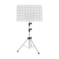 thumbnail image 1 of Milaget Music Sheet Stand Adjustable Height for Band Stage Performance Music Players White, 1 of 9