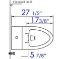 thumbnail image 2 of EAGO R-359SEAT Replacement Soft Closing Toilet Seat for TB359, 2 of 5