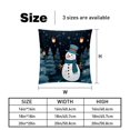 thumbnail image 5 of Snowman Pillow Covers Inserts - Set of 2 Chair Pillow Covers, Decorative Pillows - Available in 16x16, 18x18, and 20x20 Inches with Unique Patterns for Any Occasion, 5 of 6