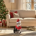 thumbnail image 5 of Festive Holiday Pet Reindeer Outfit With Matching Hat And Scarf For Christmas Party Celebration, 5 of 5
