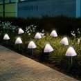 thumbnail image 3 of Solarlampor Utomhus Trädgård, 12-pack LED Svampformade Gånglampor Soldrivna Fairy Slingor, 3 of 5