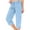 10-Sky Blue, variant on Capri Pants for Women Summer Quick Dry Lightweight Cargo Capris with Pockets Drawstring Cargo Pant Outdoor Golf Hiking Summer Outfits 01-Black L