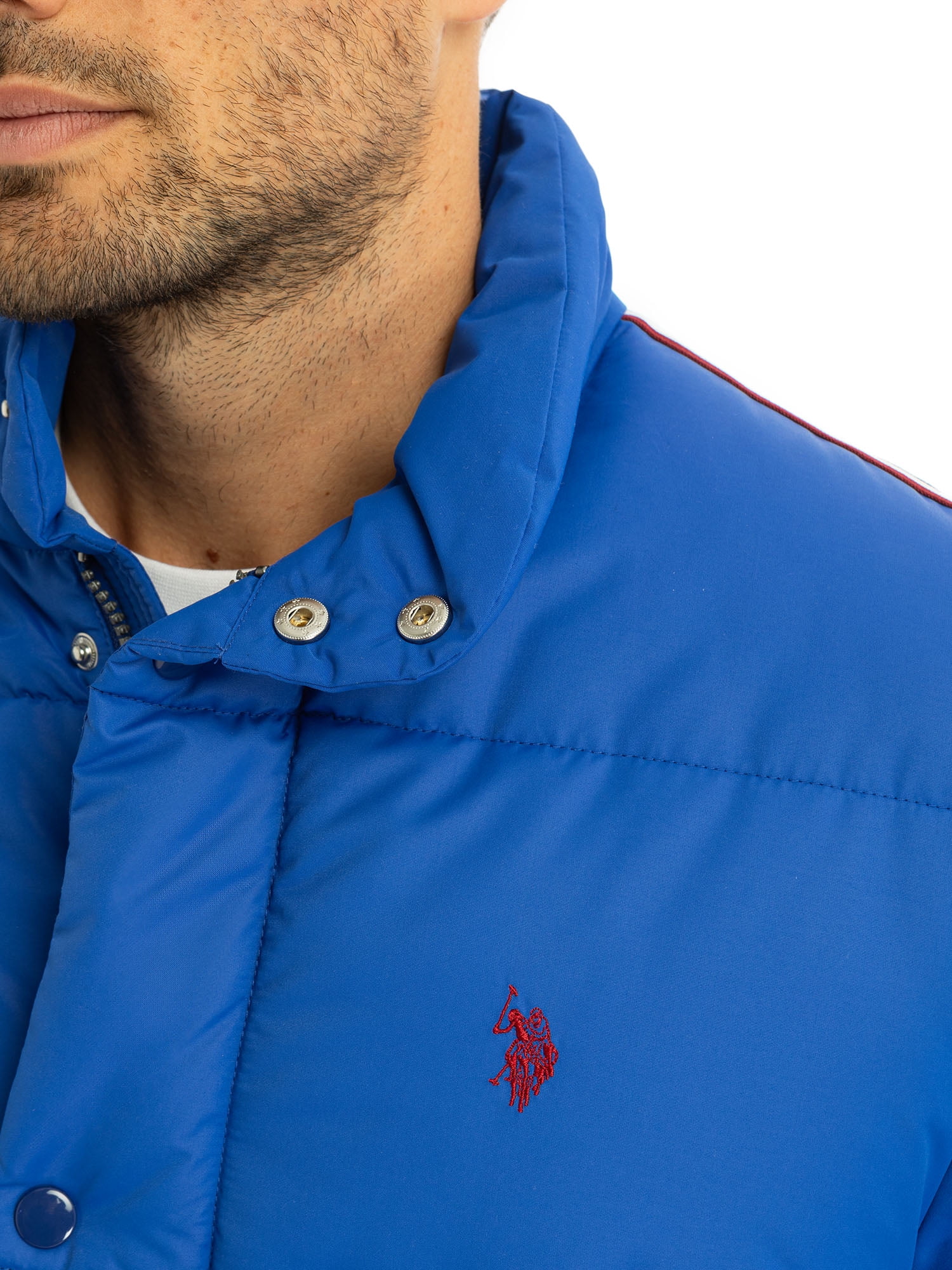 U.S. Polo Assn. Men's Varsity Bomber Puffer Jacket, Sizes S-3XL