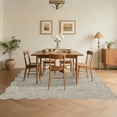 thumbnail image 3 of FairOnly 10'x13'Modern Ripple Weave Texture Machine Washable Area Rug for Living Room Ultra Thin Low Pile Non Slip Rug for Living Room Bedroom Kitchen,Beige Grey, 3 of 7
