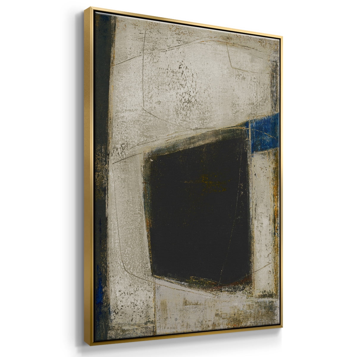 Policy of Truth II Framed Premium Gallery Wrapped Canvas - Ready to Hang - 25 x 37 - Gold Floating Frame