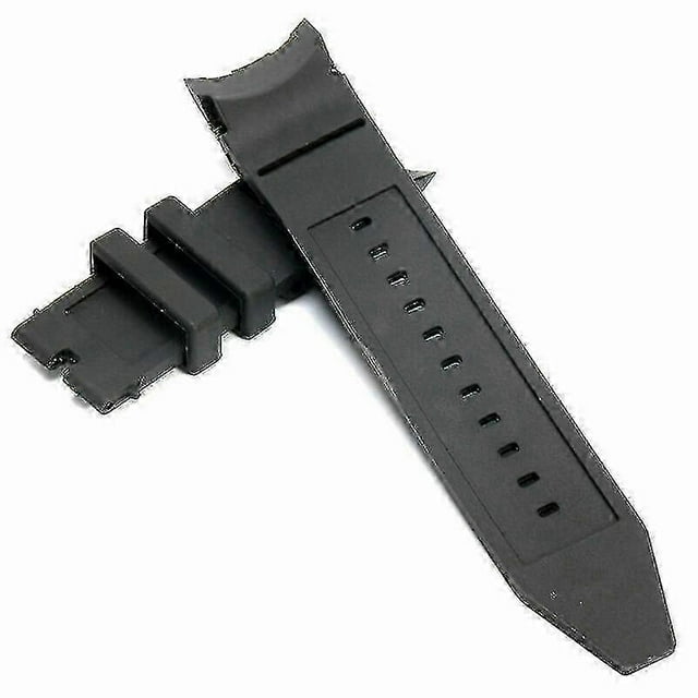26mm Rubber Black Watch Band For Invicta Pro Diver Collection Chronograph