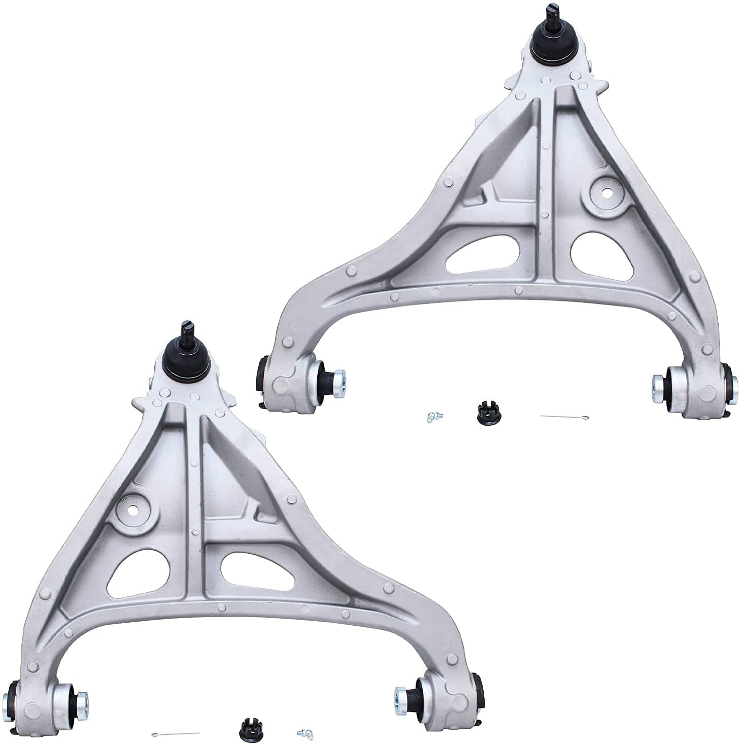 Detroit Axle - 4pc Front End Control Arms Kit for 04-08 Ford F-150 Lincoln Mark LT [Base Payload Models] Upper & Lower Control Arms w/Ball Joints 2005 2006 2007 Replacement