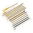 thumbnail image 1 of 14 Uds. Pincel de cerámica, diferentes formas, pincel de pintura con detalles, herramientas de pintura artística, pinceles de esmalte de cerámica para, 1 of 9