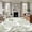 Green, variant on Round Rugs 5Ft, Grey Coastal Round Area Rug Washable Indoor Throw Carpet, Ocean Coral Starfish Shell Modern Sea Soft Non Slip Circle Rug for Cabinet Bathroom Home Decor Aesthetic