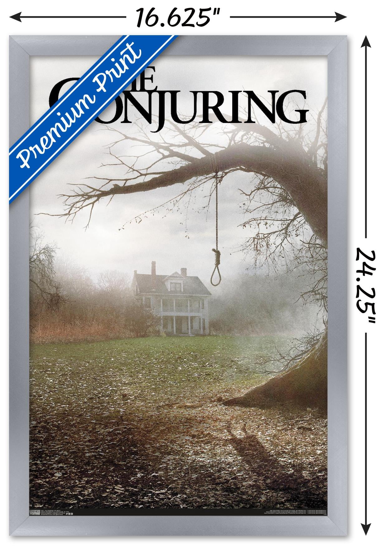The Conjuring - One Sheet Wall Poster, 14.725" x 22.375", Framed