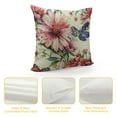 thumbnail image 4 of RUIYC Spring Outdoor Throw Pillow Covers Decorative Cushion Cases for Patio Bench Couch Sofa Decor,Butterfly Flower Floral Ladybug Lavender, 4 of 5