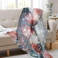 thumbnail image 6 of YAZAOO Travel Blanket Camping Blankets Fashion Glowing Butterfly Among Lanterns Patten, 6 of 8