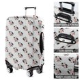 thumbnail image 5 of White Cow Flip Pattern Luggage Cover Fashion Suitcase Cover Baggage Covers Fit 25-28 Inch Luggage (Go Travel), 5 of 5