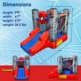 thumbnail image 7 of Marvel Spider-Man Outdoor Bounce House with Slide, Plus Heavy Duty Air Blower with GFCI for Kids Ages 3-8 Years, 7 of 7