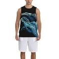 thumbnail image 6 of Rocae Ocean Turtle for Men's Basketball Jersey Lightweight and Breathable Athletic Tank Top,Quick-Drying Sports Jersey 3X-Large, 6 of 9