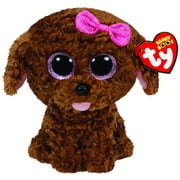 Ty Beanie Boos Maddie The Brown Dog with Bow Plush