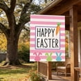 thumbnail image 5 of Eespoir Easter Garden Flag, Spring Outdoor Yard Flag Decor, Double-sided Linen Welcome Flag for Yard Patio, Front Door, Holiday Decoration House Flag, 5 of 6
