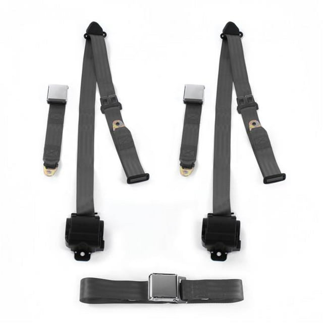 Kit de Ceinture de Sécurité de Banc Rétractable à 3 Points de l'Avion de 1988-1998 - 3 Ceintures