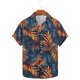 thumbnail image 2 of Camisas Hawaianas de Manga Corta Solapa Impresa Botón Arriba, Casual de Moda para el Ocio Al Aire Libre Y Vacaciones, 2 of 9