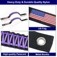 thumbnail image 7 of AUFER 2x Purple Roll Bar Grab Handles With America Flag Logo Compatible with for Ford Bronco 2021-2022, 7 of 7