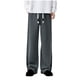 thumbnail image 2 of Pantalones cargo de poliéster con laminación lateral y cordón ajustable de color liso para hombre, 2 of 5
