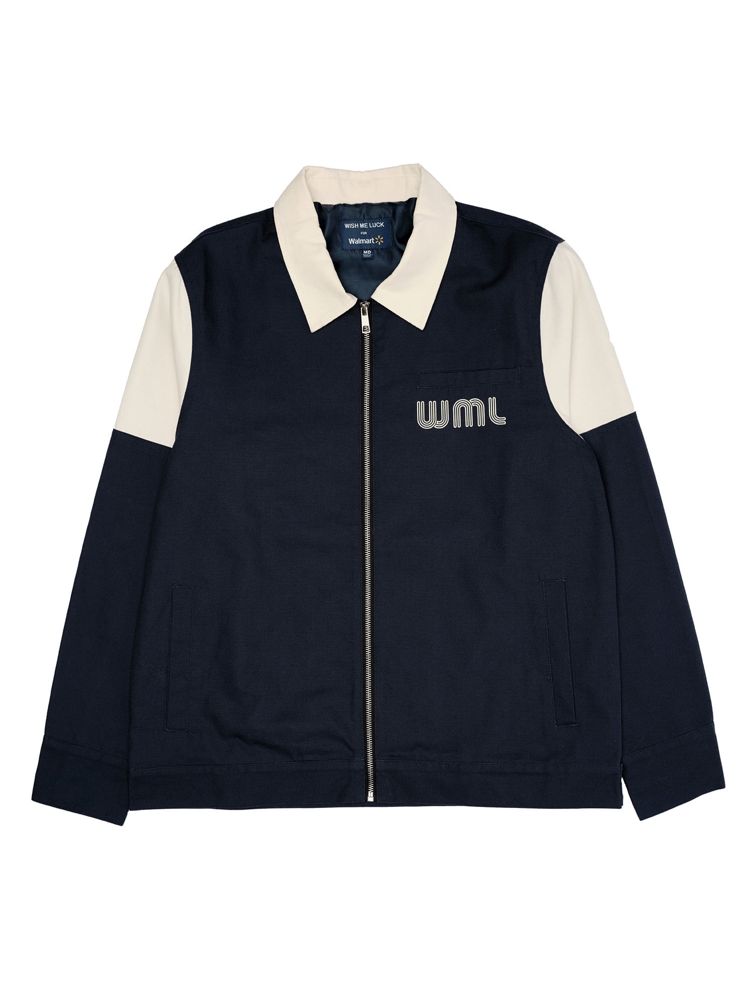 Wish Me Luck Men's Dreamer's Graphic Print Workwear Style Jacket, Sizes S-3XL