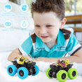 thumbnail image 3 of M SANMERSEN 2 Pack 360° Rotating Monster Truck Toys for 3-5 Year Old Boys and Girls - Toddler Car Toys Gifts, 3 of 5