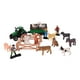 thumbnail image 2 of Figuras de animales de granja, modelos de figuras, juguetes educativos, textura detallada, decoración, colección de , juguete para niños. 20 piezas, 2 of 9