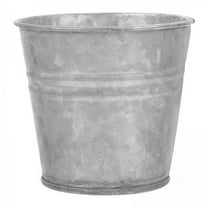 Almencla 6x Pots Plant Planter Vintage Iron Bucket Small Tin Pot Plant Container Box for Indoor And Outdoor Garden Patio Decor