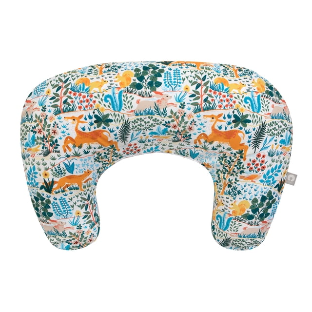 Cojín de lactancia Boppy Colorful Forest Animals, tamaño grande