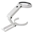 thumbnail image 3 of Foldable 50X Magnifying Glass Illuminated Hand Lens for Stamps Book, 3 of 8