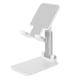 thumbnail image 2 of Soporte para teléfono móvil, soporte de escritorio multifuncional retráctil plegable para perseguir la tableta de juego de drama, color blanco, 2 of 14