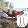thumbnail image 1 of OUNONA 2Pcs Swing Hook Stainless Steel Hanging Chair Hook Silver for Indoor Use, 1 of 5