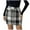 Black-07, variant on Perfectbot Women's High Waist Plaid A-Line Mini Skirt - Wool Blend Bodycon Elegant Fall Spring Casual Skirt