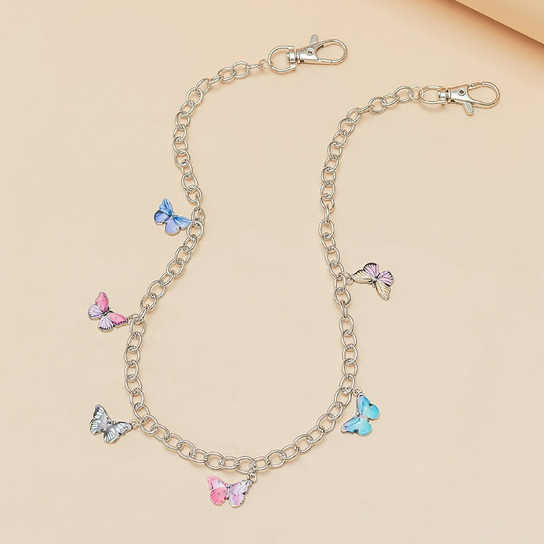Pants Chain Creative Butterfly Punk Style Pocket Chain Wallet Chain for  Women