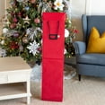 thumbnail image 6 of Santa's Bags Wrapping Paper Storage Box - RED, 6 of 9