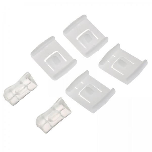 Juego de 2 Clips de Guía Deslizante para Carril de Asiento 435881203A Professional 2 piezas