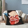 thumbnail image 5 of Attack On Titan Blanket, Super Soft Anime Throw Blanket For Couch Sofa Bed, Cozy Lightweight Warm Flannel Blanket, 50"X40", 5 of 9