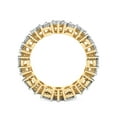 thumbnail image 5 of Pear Shape Lab Grown Diamond Fable Eternity Ring For Women | 7 Carat EGL Certified 14K Yellow Gold | FG-VS Quality Friendly Diamonds Eternity Ring Size 7, 5 of 5