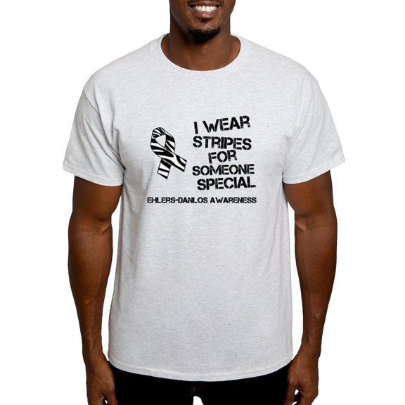 CafePress - EDS Awareness I Wear Stripes For Someone Special T - Men's Classic Graphic T-Shirt