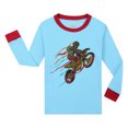 thumbnail image 6 of Boys Outfits Little Autumn Winter Graphic Long Sleeve Elastic Waist 1T 2T 3T 4T 5T Everyday Outfit Set 2-Pieces Boys Girls Long Pants Printed Suit, 6 of 7
