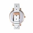 thumbnail image 2 of Sophie & Freda Key West Leather-Band Watch W/Swarovski Crystals - Rose Gold/White, 2 of 3