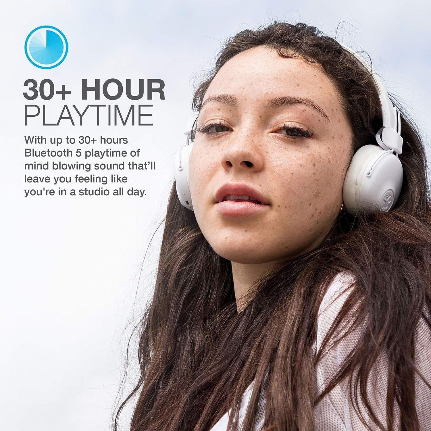 JLab Audio Studio BT Wireless On-Ear Headphones with Bluetooth Technology