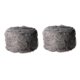 thumbnail image 1 of Protector de la cubierta del taburete redondo 2pcs Furry Home Foot Taburete Cubierta Asiento Taburete Funda 33cm Dia Gris Fanmusic Protector de la cubierta del taburete redondo, 1 of 6