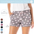 thumbnail image 3 of Hello Mello Daydream Soft Pajama Lounge Shorts Bottoms, Sip Sip Hooray Large/X-Large (Women's), 3 of 10